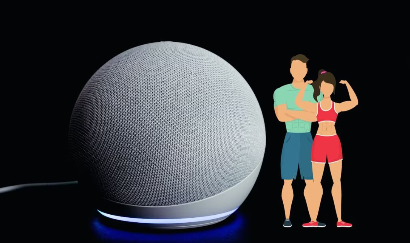 Alexa como entrenador personal activando comandos