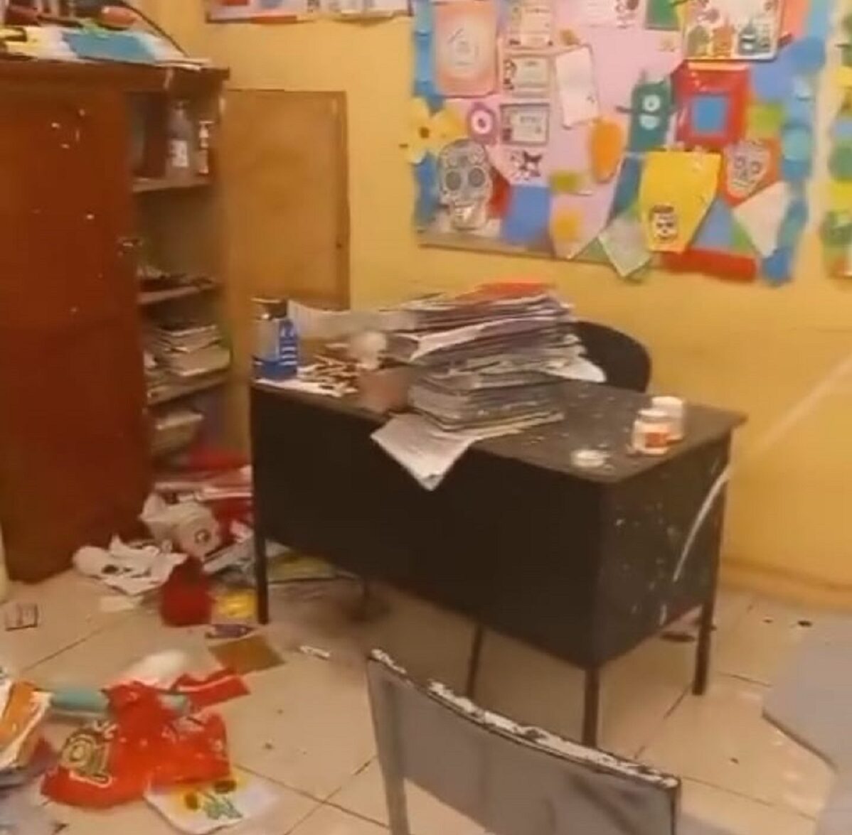 “Por pura maldad” vandalizan escuela primaria en el fraccionamiento Paraíso Maya de Cancún | VIDEO