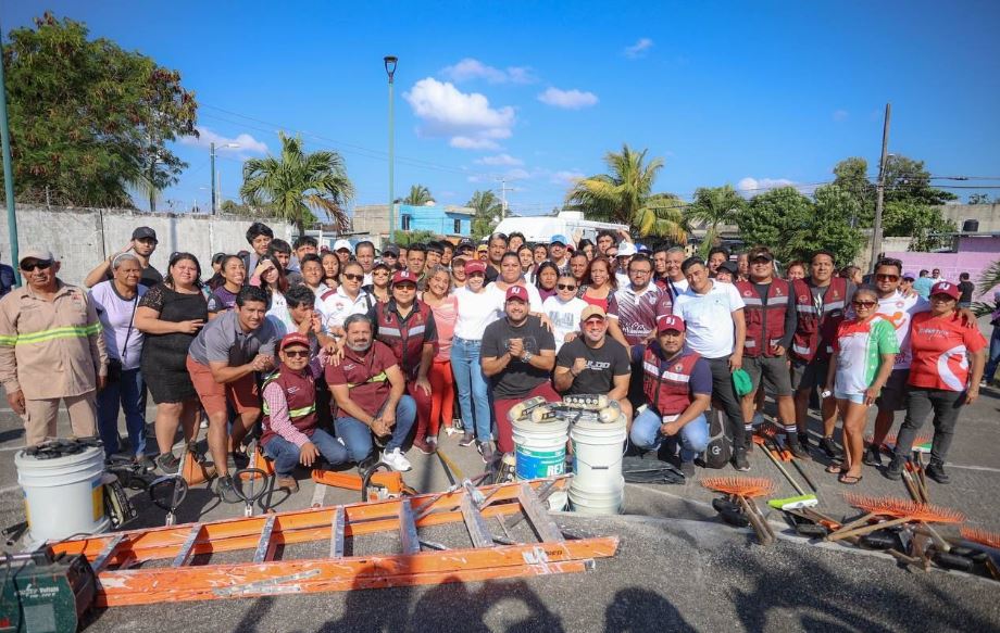 Rescata gobierno municipal espacios deportivos junto a la ciudadanía