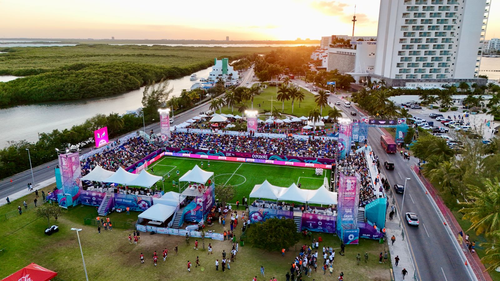 Gran cierre del torneo de fútbol Socca en Cancún
