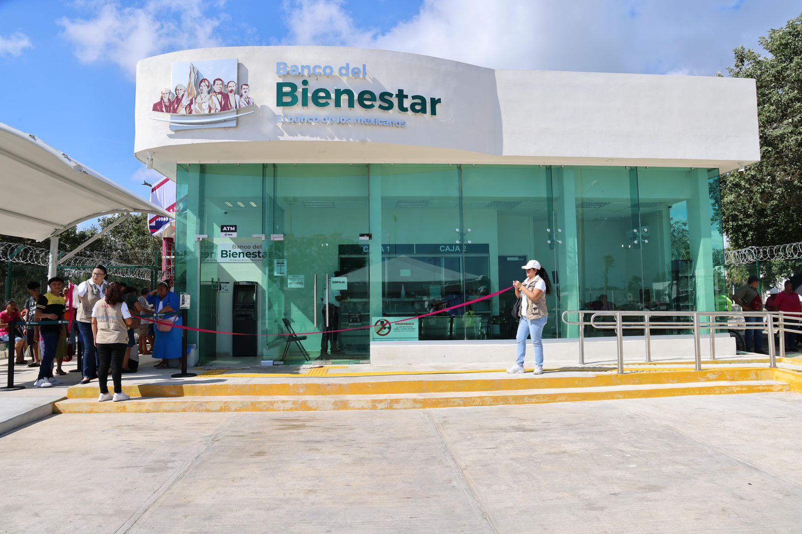 Primera sucursal del Banco del Bienestar en Isla Mujeres