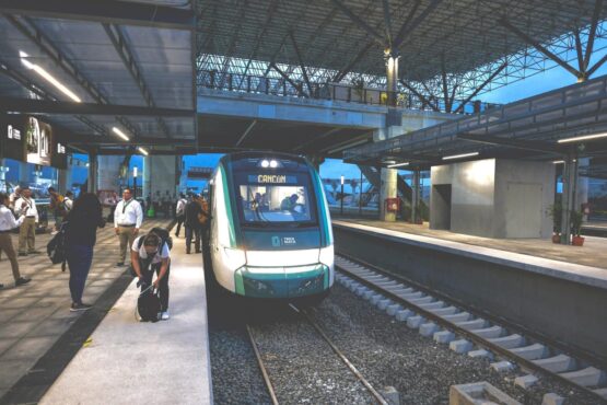 Inauguración del tramo Cancún-Playa del Carmen del Tren Maya