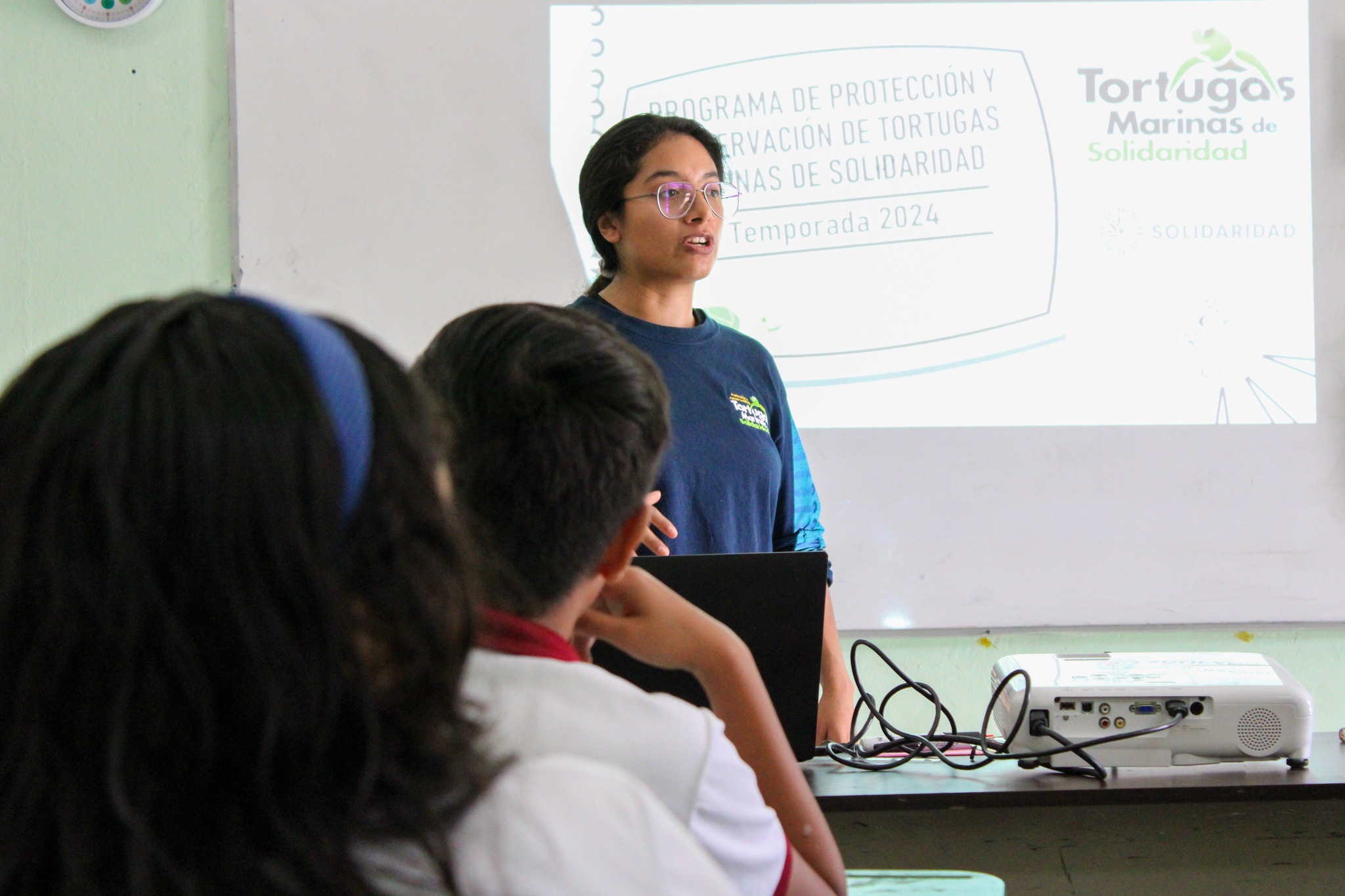 Fomentan en estudiantes la protección de las Tortugas Marinas en Solidaridad