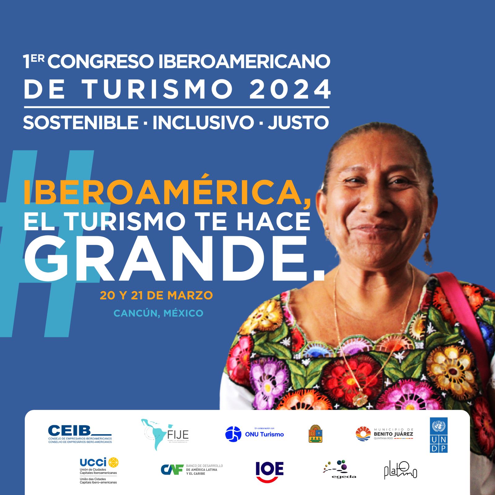 Celebran el Primer Congreso Iberoamericano de Turismo Sostenible, Inclusivo y Justo en Cancún