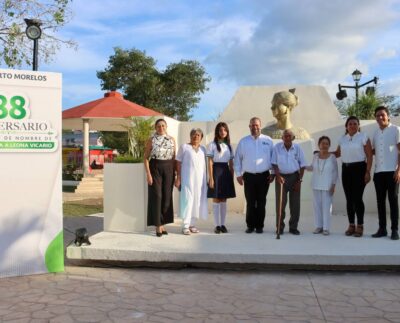 Conmemoran el 88 aniversario del cambio de nombre de Hacienda Santa María a Leona Vicario y 112 años de vida de la comunidad
