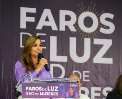 Rinden protesta Redes de Mujeres Jóvenes “Faros de Luz”