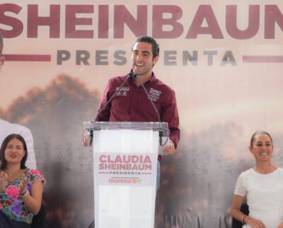 Total respaldo de Gino Segura a Claudia Sheinbaum para seguir transformando al Estado