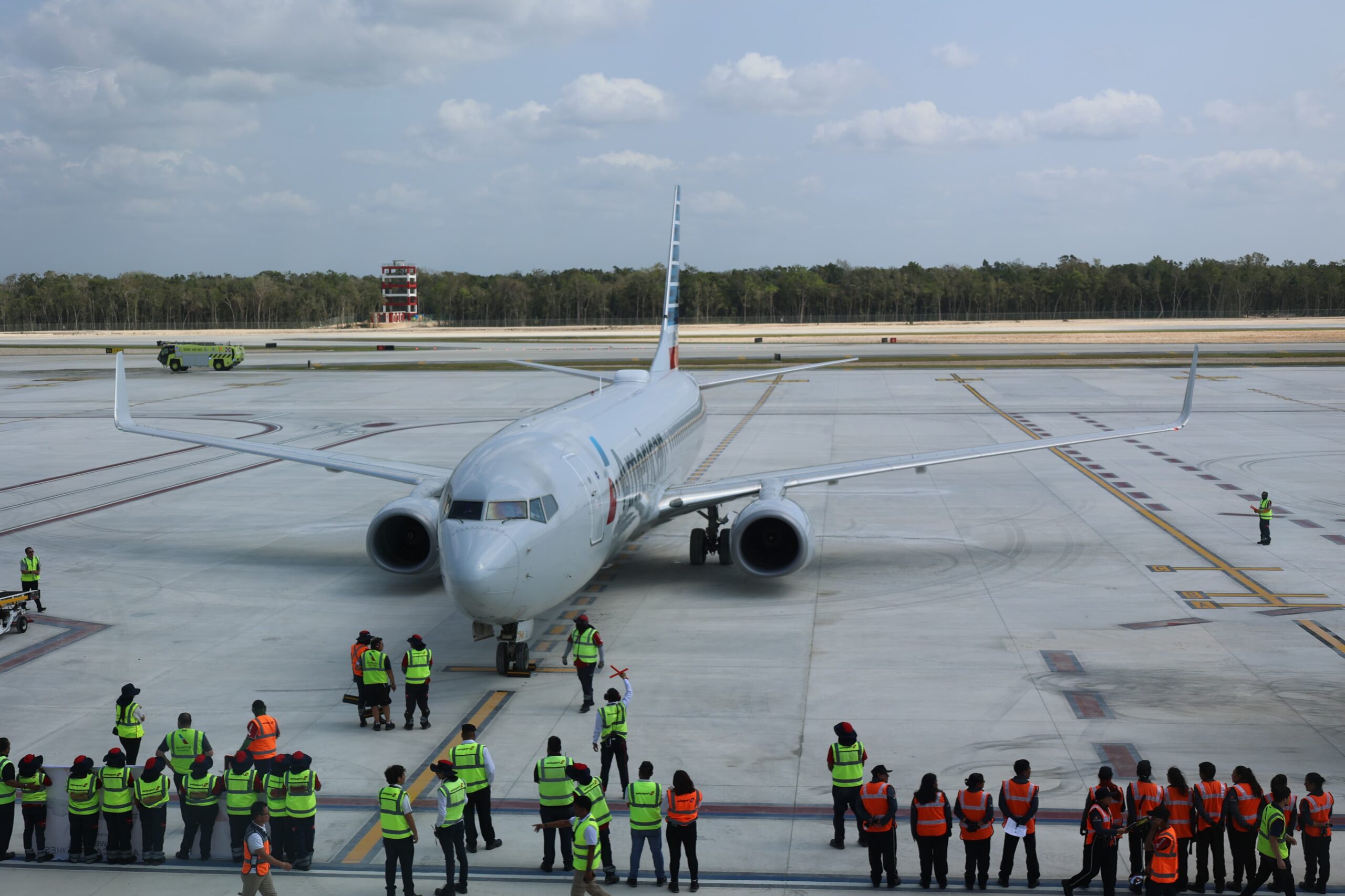 Aeropuerto de Tulum recibe por primera vez vuelos internacionales