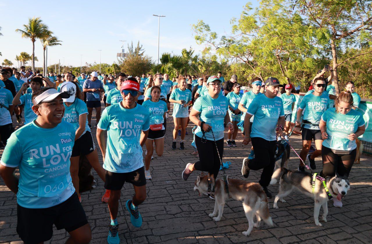 “Run For Love”: carrera con causa promueve bienestar en Cancún