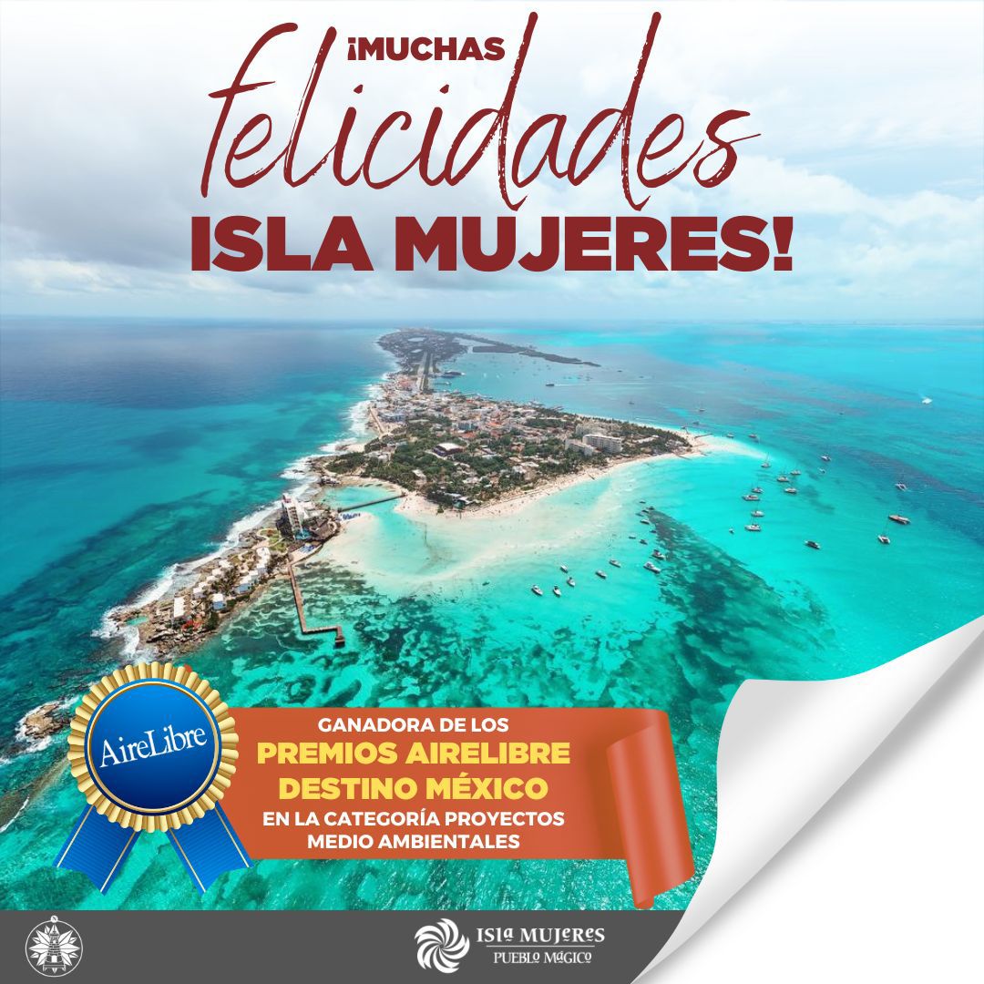 Isla Mujeres gana premio internacional por sus proyectos medioambientales