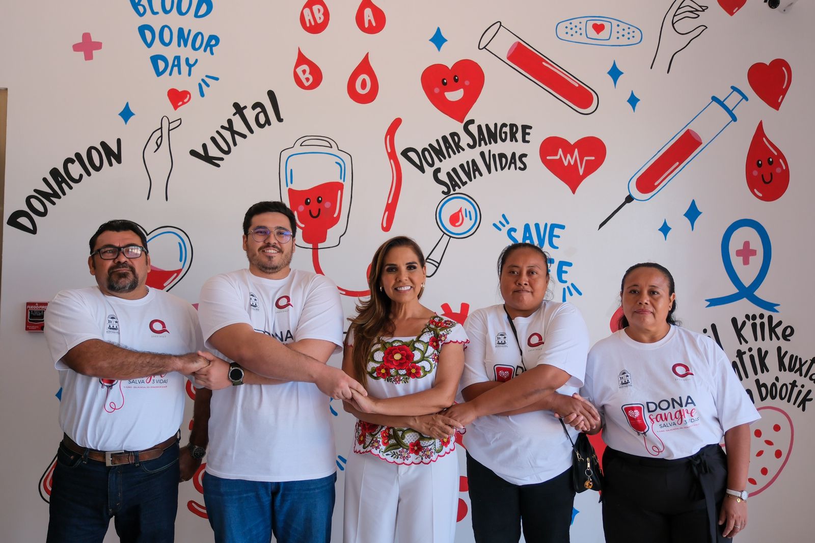 Agradece y promueve Mara Lezama el “Día Mundial del Donante de Sangre” para salvar vidas en Quintana Roo