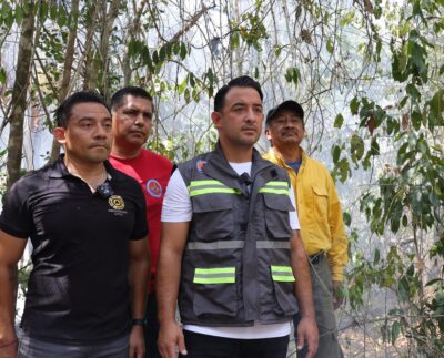 Trabaja bomberos en atención a incendios forestales en Cancún