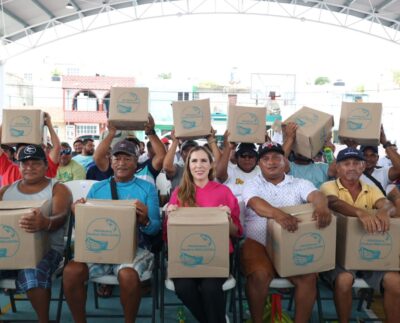 Atenea Gómez Ricalde continúa apoyando al sector pesquero a través del programa ‘Familia Pescadora’