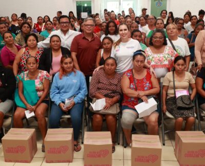 Atenea Gómez Ricalde continúa apoyando a las mujeres de Zona Continental con el programa ‘Isleña de Corazón’