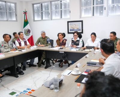 Mara Lezama informa cambio de alerta a color amarillo por acercamiento de huracán “Beryl” en Quintana Roo