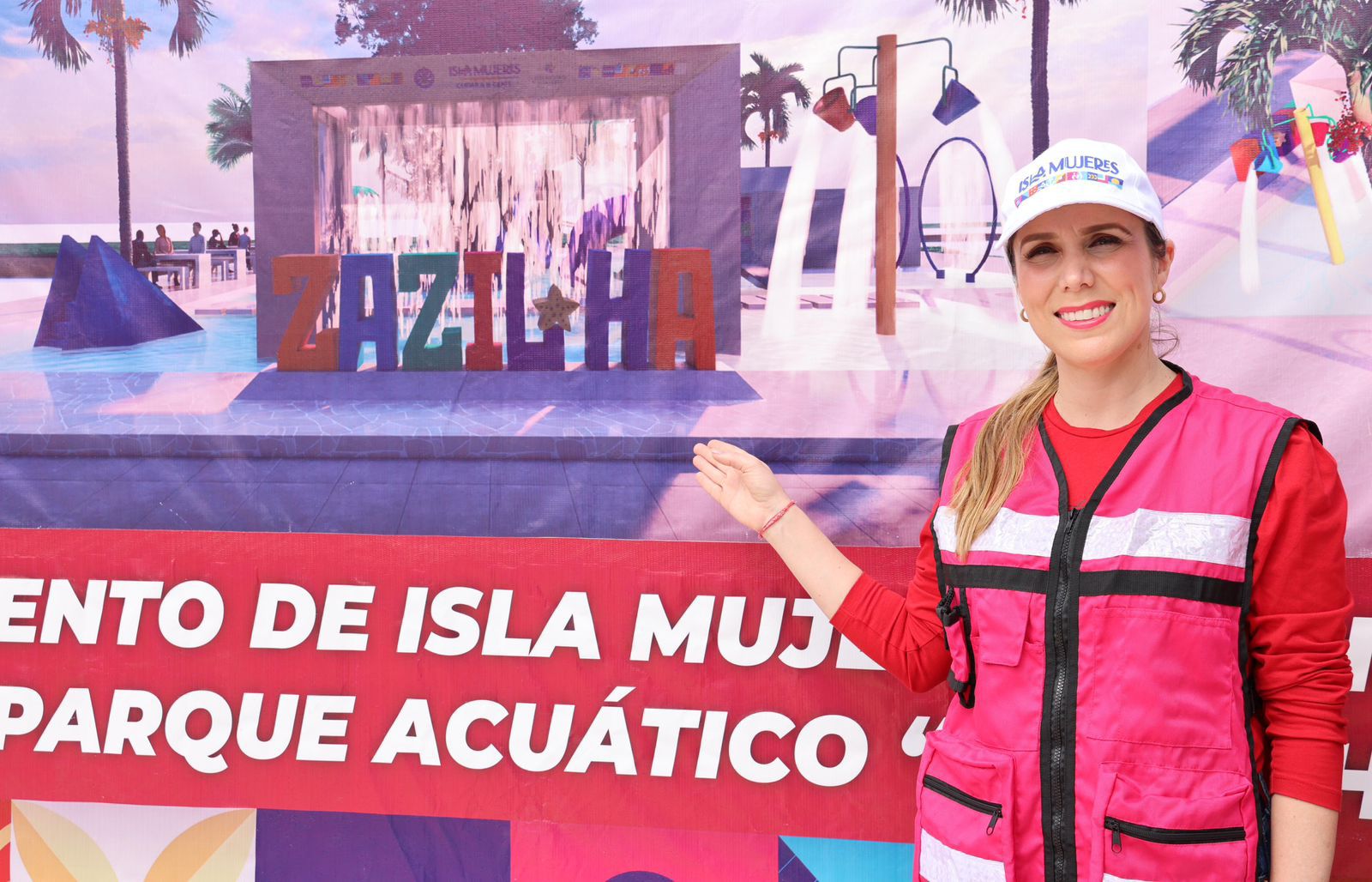 Atenea Gómez Ricalde ultima detalles para la apertura del nuevo parque Zazil-Há en Isla Mujeres