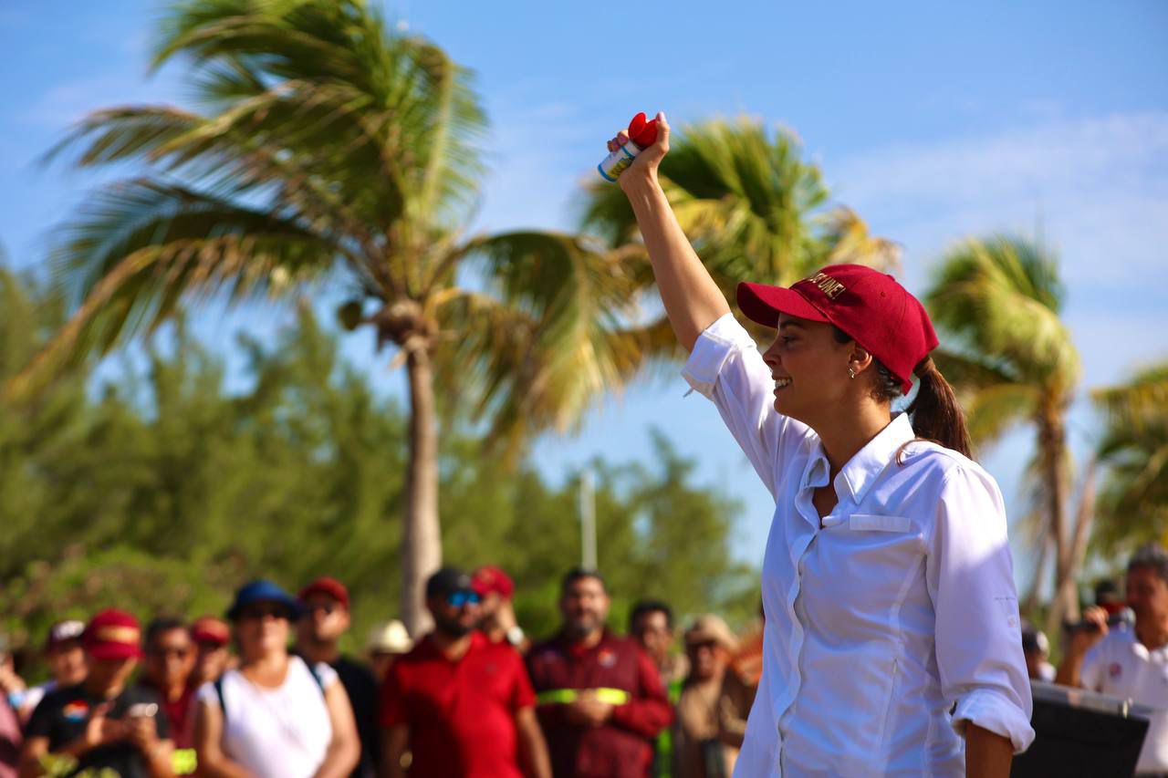 Ana Paty Peralta pone ejemplo de conservación del medio ambiente