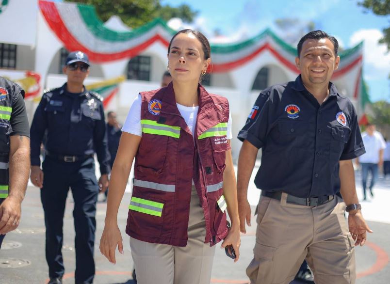 FOMENTA ANA PATY PERALTA CULTURA DE PREVENCIÓN EN SIMULACRO NACIONAL DE PROTECCIÓN CIVIL