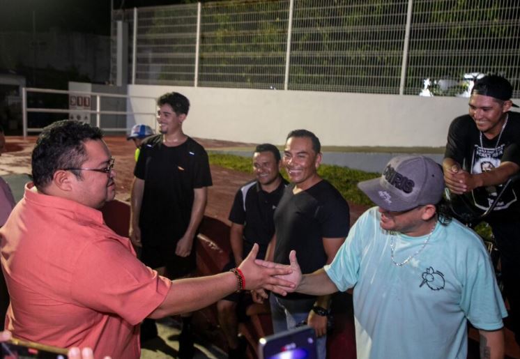 Con iluminación, pintura y podado entrega chacón rehabilitación de parque “Las Rampas”