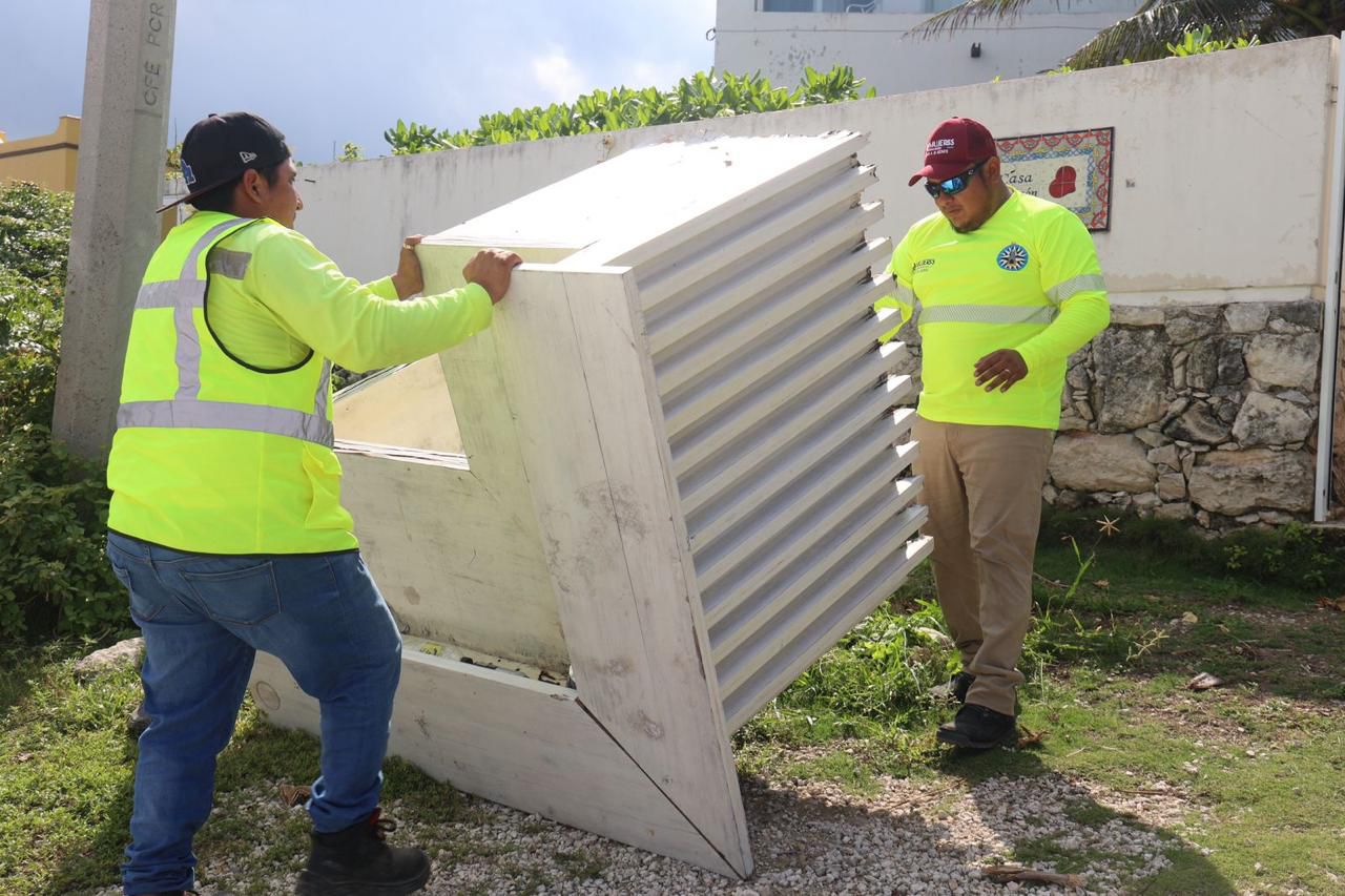 Refuerzan limpieza de Isla Mujeres con exitosa jornada del Programa Permanente de Descacharrización