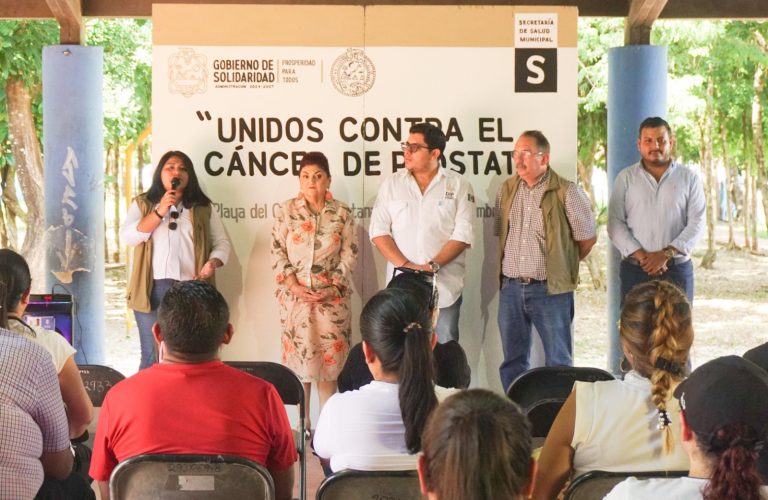 Ayuntamiento promueve la salud masculina; organiza caminata y brigada “Unidos contra el cáncer de próstata”