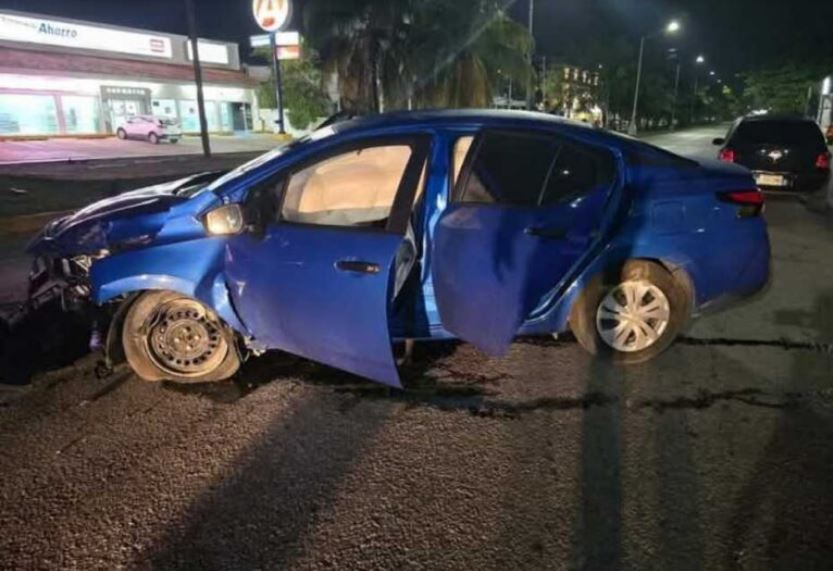 Suspenden a subdirector de la Policía de Cancún tras  accidente vial; abren investigación para esclarecer hechos