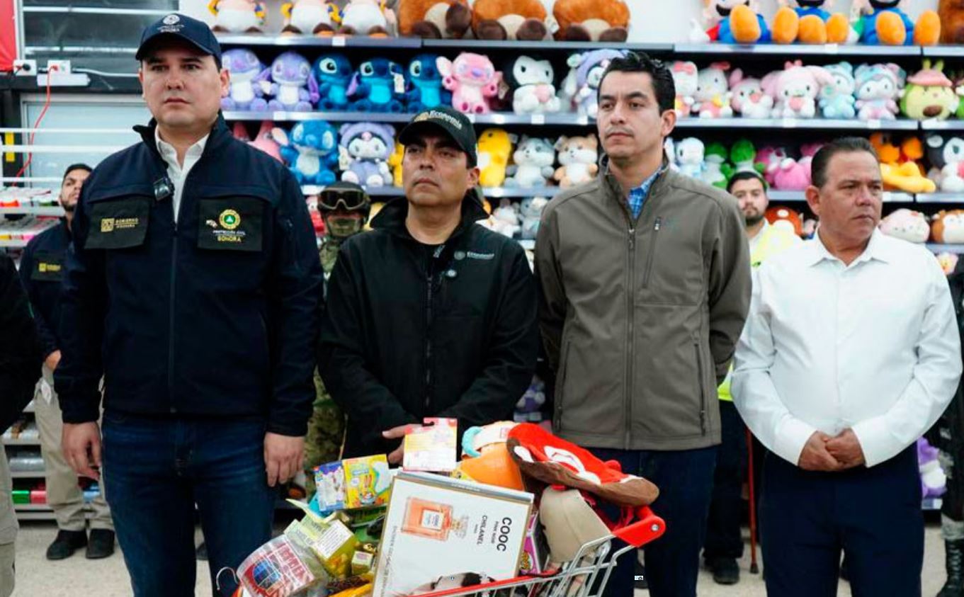 Aseguran 1 millón de piezas de contrabando en tiendas chinas de Hermosillo