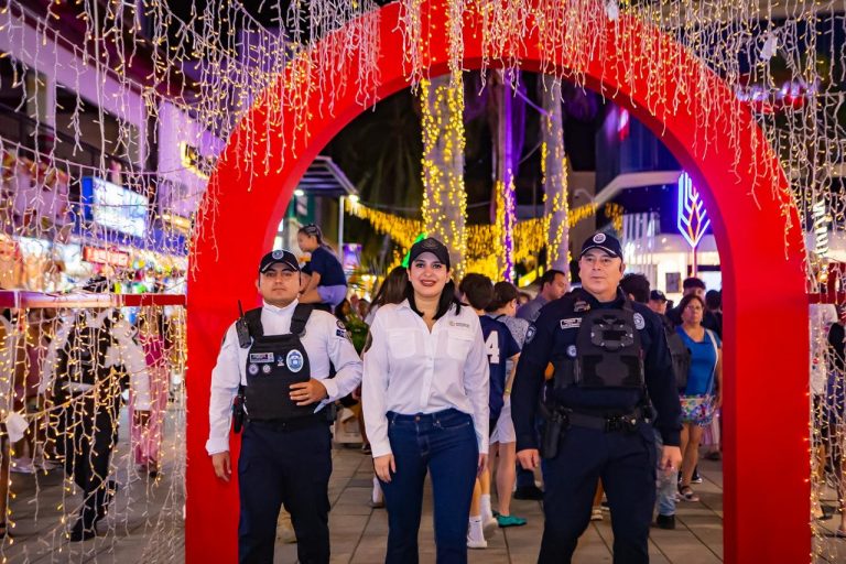 Supervisa Estefanía Mercado seguridad en la Quinta Avenida