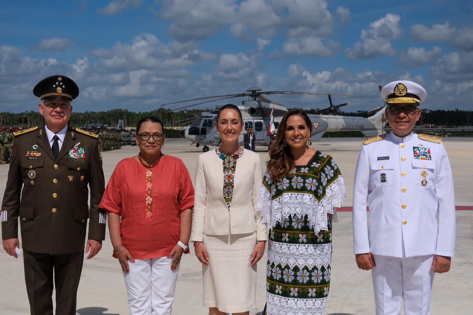 Reafirma Mara Lezama respaldo a Claudia Sheinbaum con la Fuerza Aérea Mexicana para defensa y protección del espacio aéreo nacional