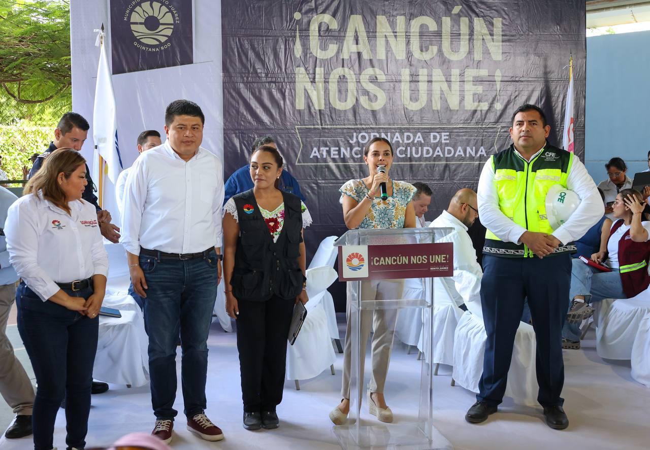 Anuncia Ana Paty Peralta proyecto de encarpetamiento de Av. Bonampak