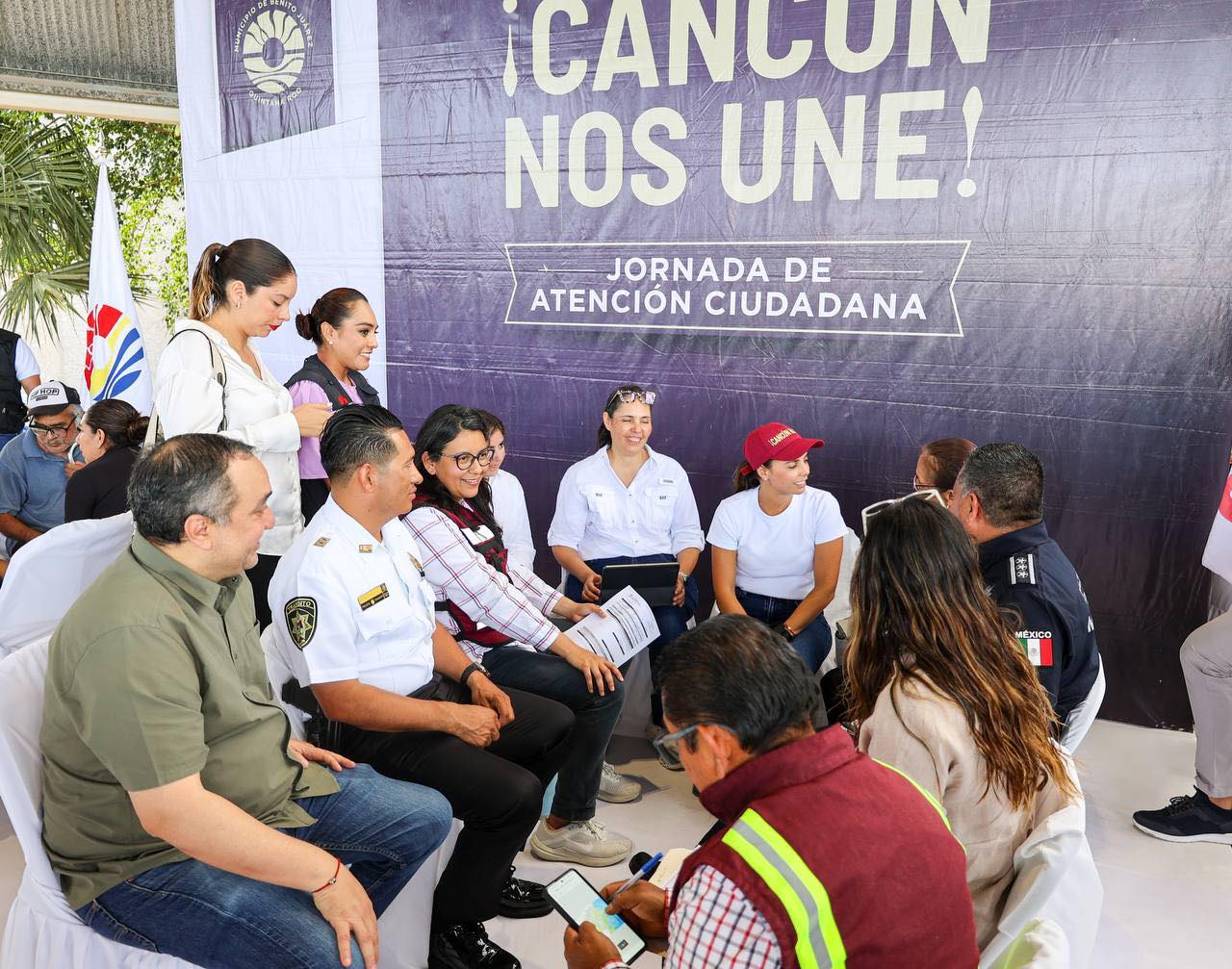 Realizan Jornada de Atención Ciudadana en el domo de la SM 227