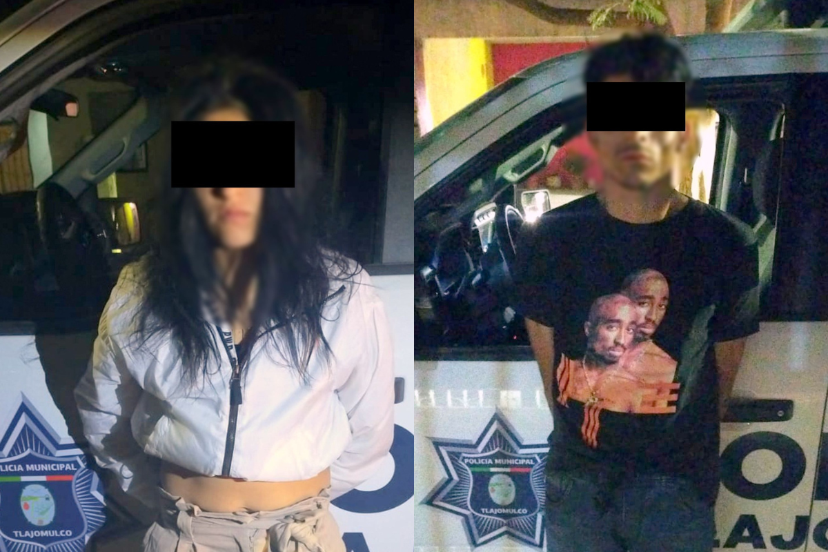 Pareja detenida por robo con violencia a tienda de conveniencia