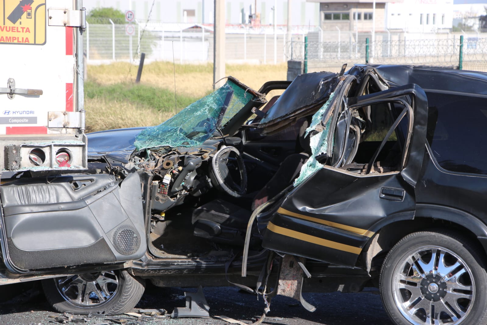 Fuerte accidente sobre carretera a El Salto