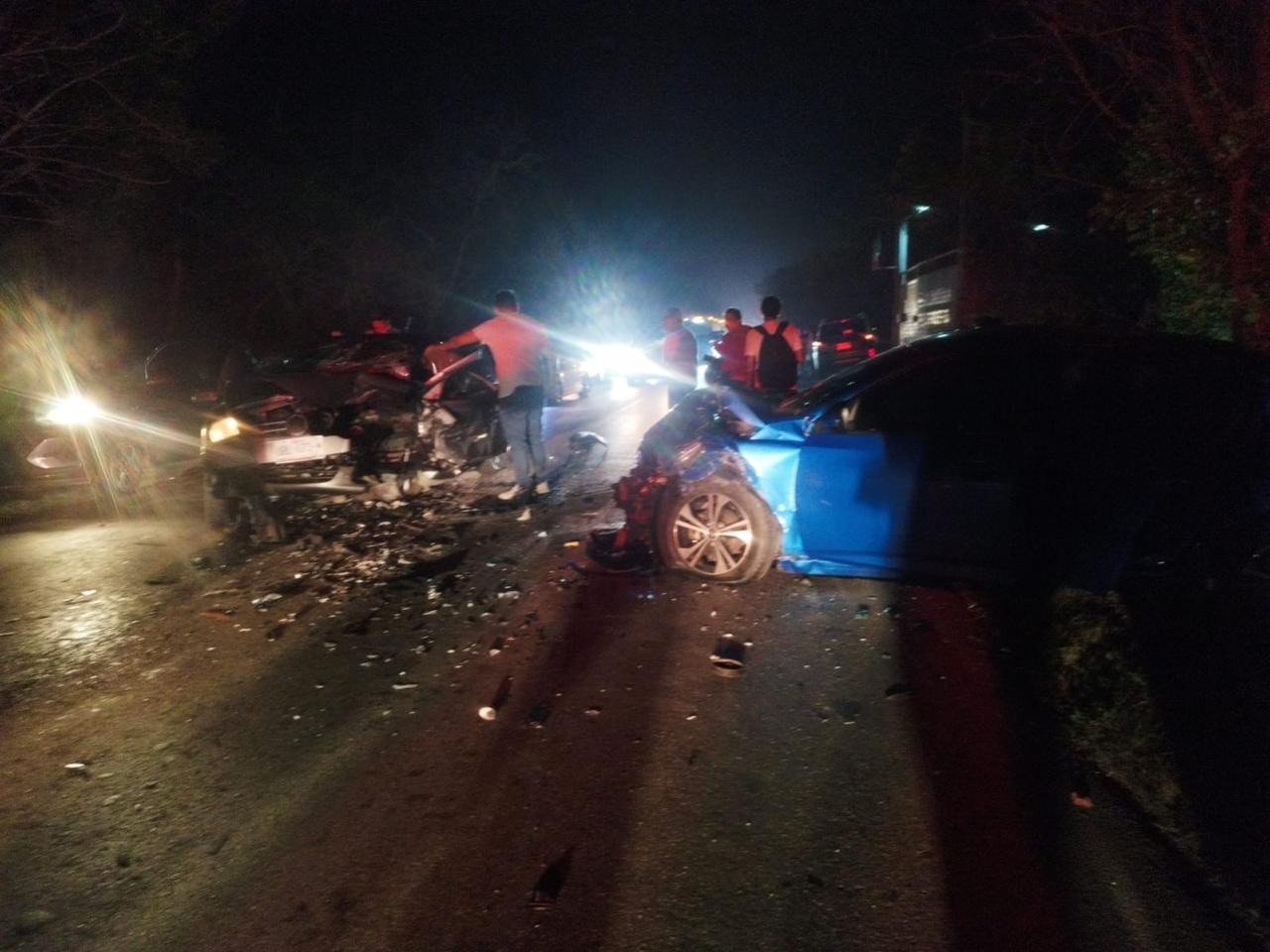 Accidente en la carretera Gas Auto deja un muerto y tres heridos graves