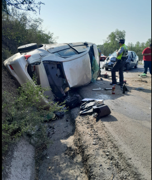 Accidente en la Carretera Nacional deja un fallecido y tres heridos en Montemorelos