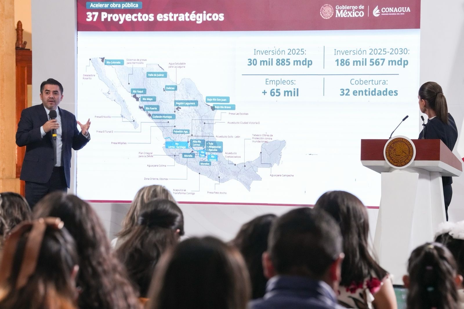 CONAGUA invertirá 186 mil mdp en obras hídricas hasta 2030