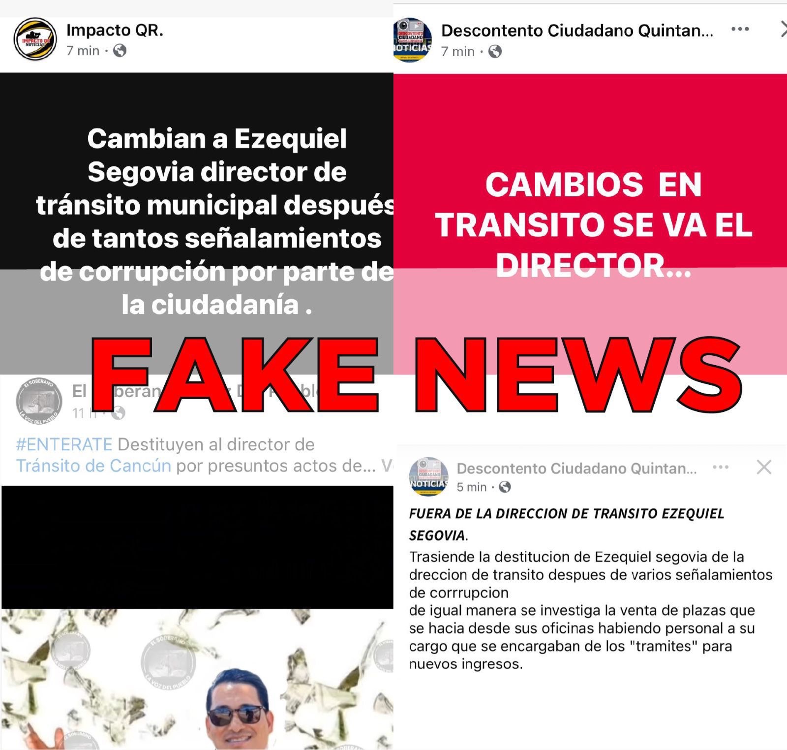 Ezequiel Segovia continúa como director de Tránsito en Cancún; desmienten rumores de su salida