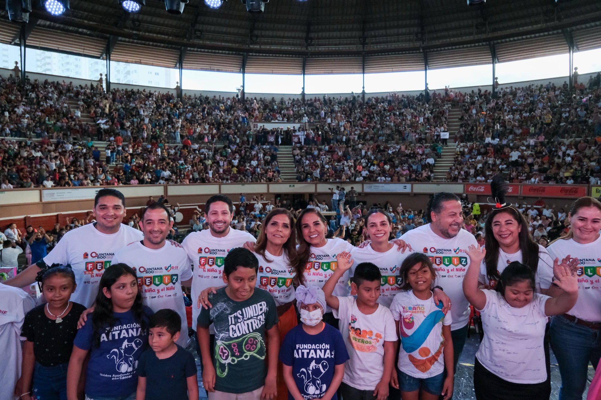 Festeja Mara Lezama junto a casi 10 mil personas, entre niñas y niños y familias de Cancún el “Día de la Niña y el Niño”