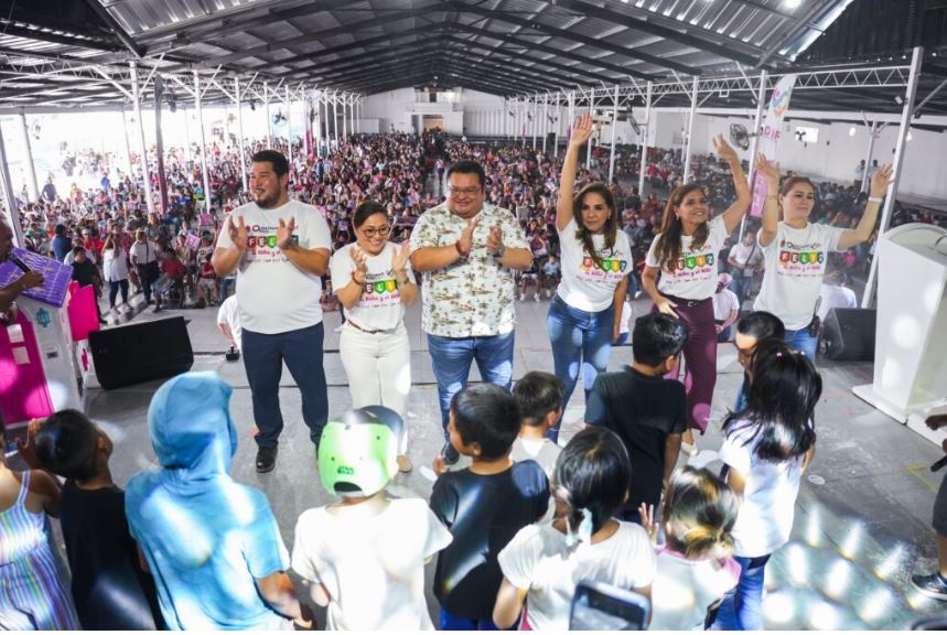 MARA LEZAMA Y CHACÓN MÉNDEZ CELEBRAN A LA NIÑEZ COZUMELEÑA CON EL FESTIVAL DEL “DÍA DE LA NIÑA Y EL NIÑO”