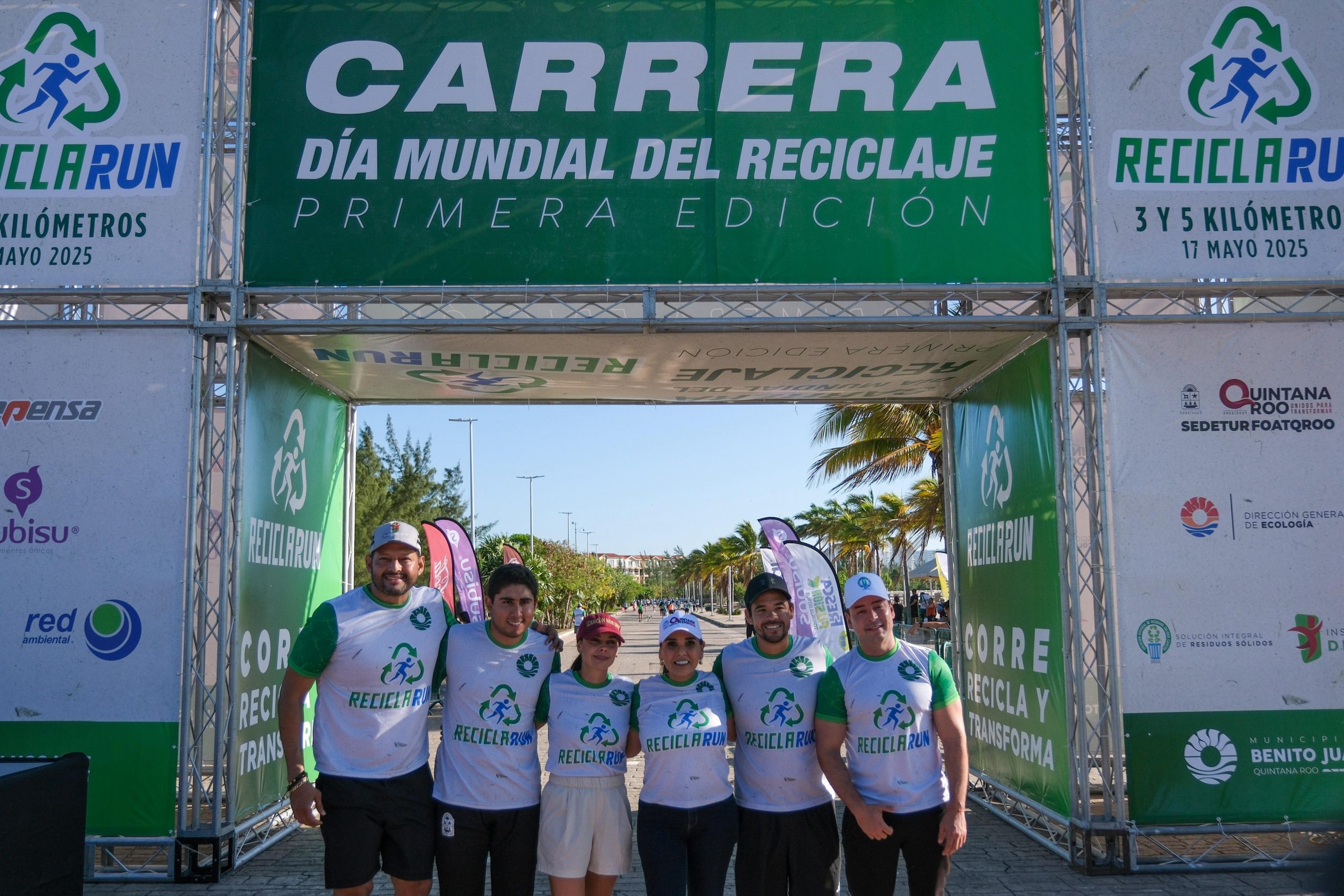 Mara Lezama impulsa conciencia ambiental en Cancún con la primera carrera “Recicla Run” en conmemoración del Día Mundial del Reciclaje