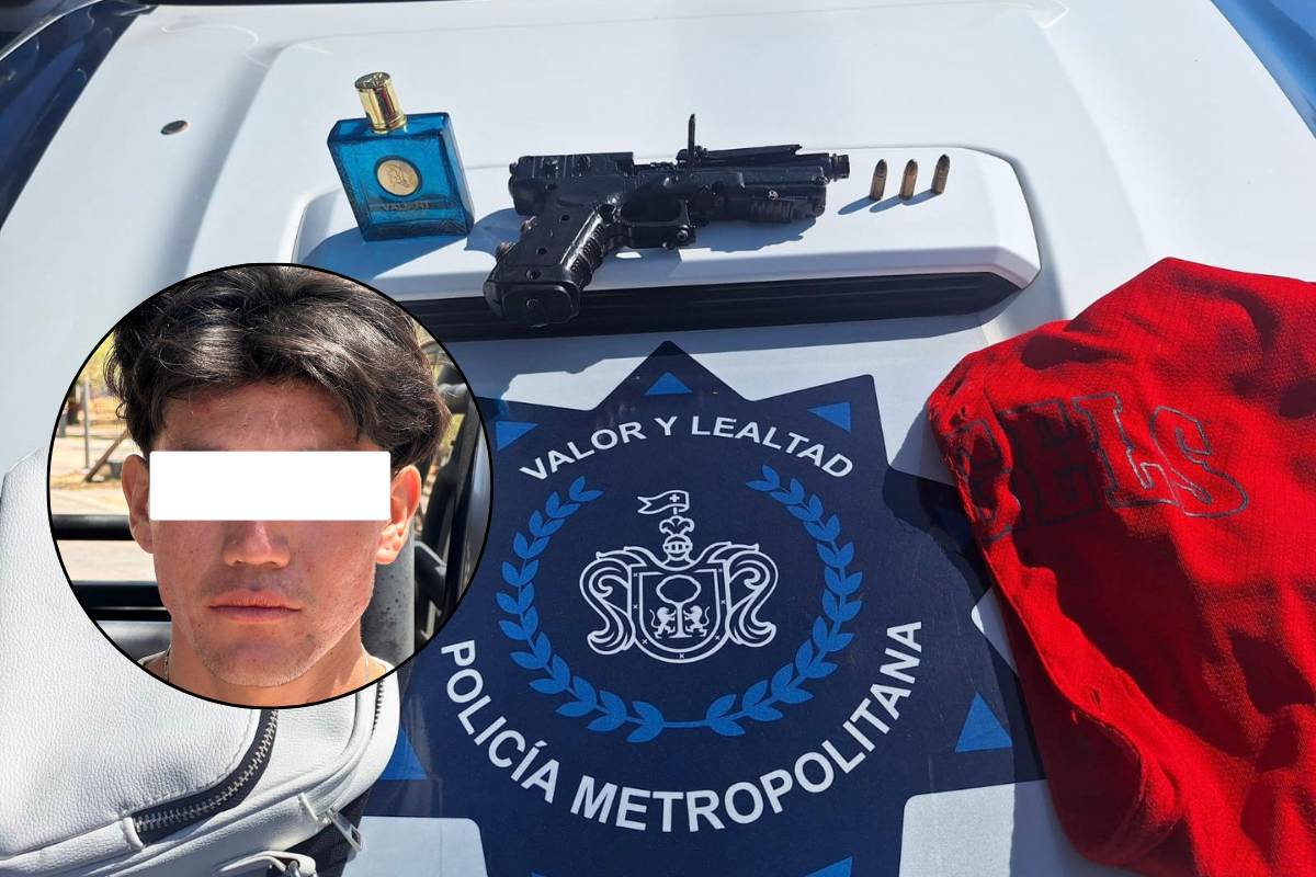 Capturan a sujeto armado en Tlajomulco