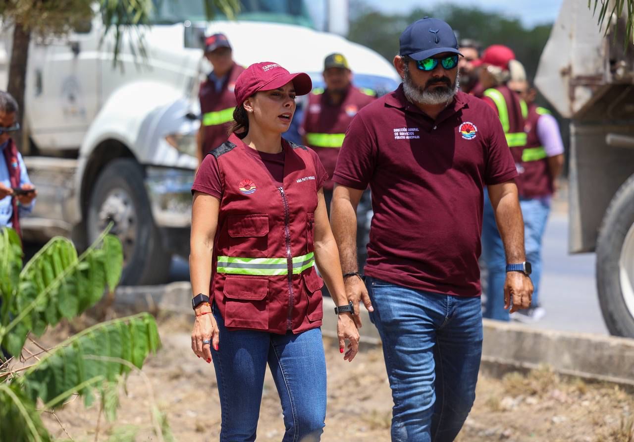 Implementa Ana Paty Peralta brigada de limpieza integral en Avenida José López Portillo