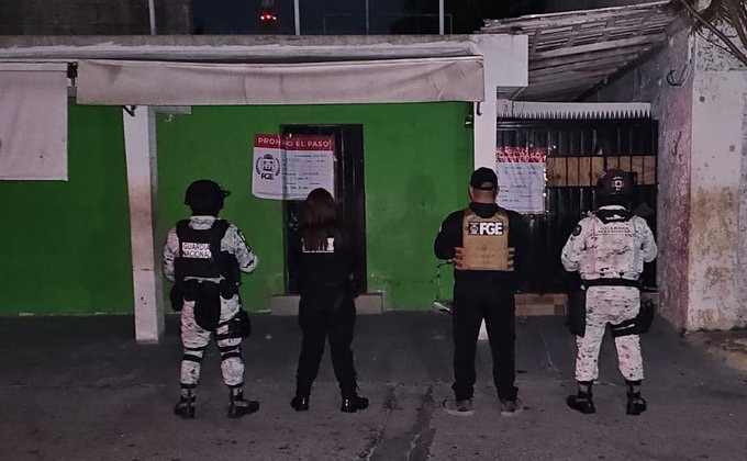 Rescatan FGE Quintana Roo y GN a 26 mujeres víctimas de trata de personas en BJ