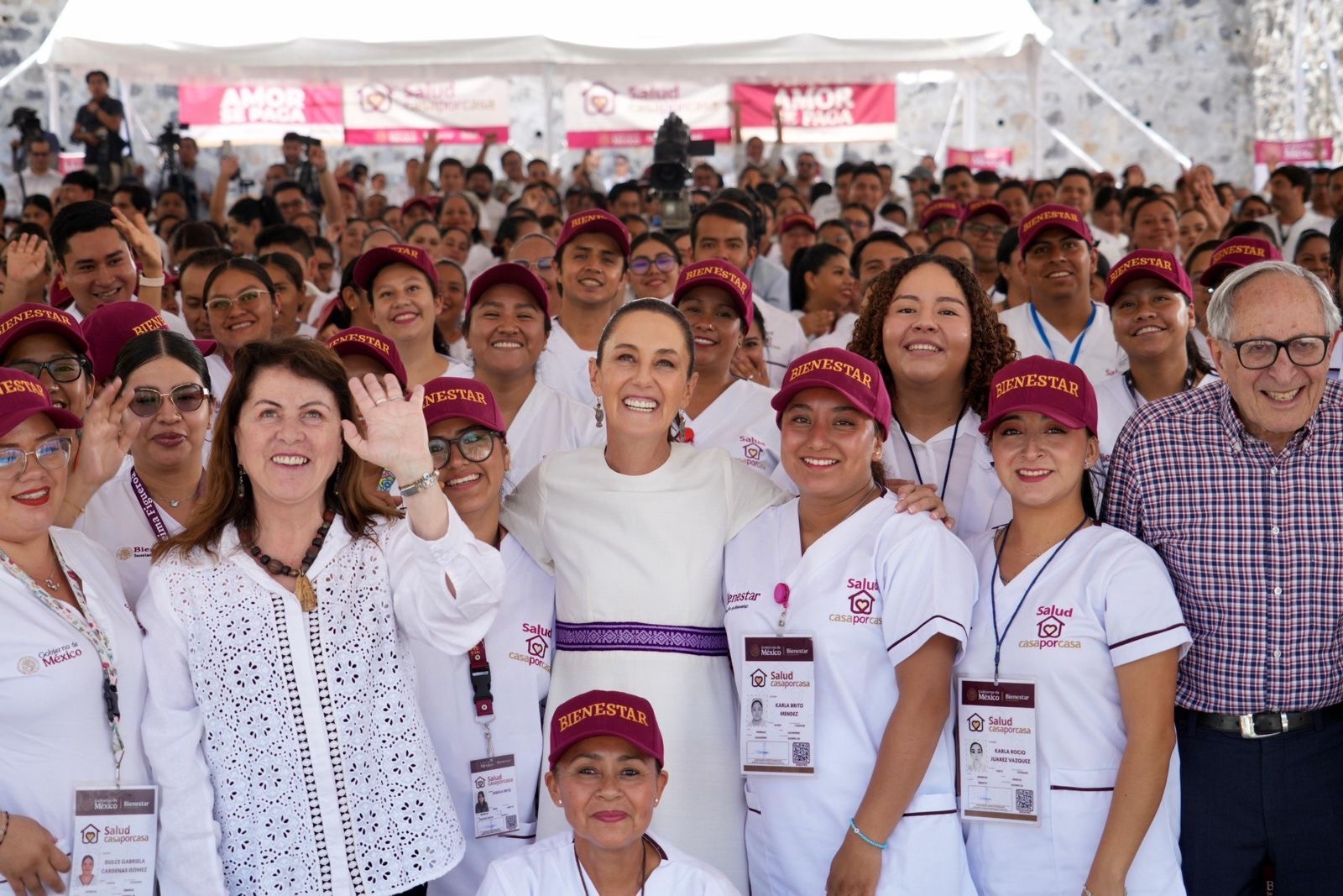 Salud Casa por Casa es una política pública hecha con amor: Claudia Sheinbaum da inicio al programa en Morelos