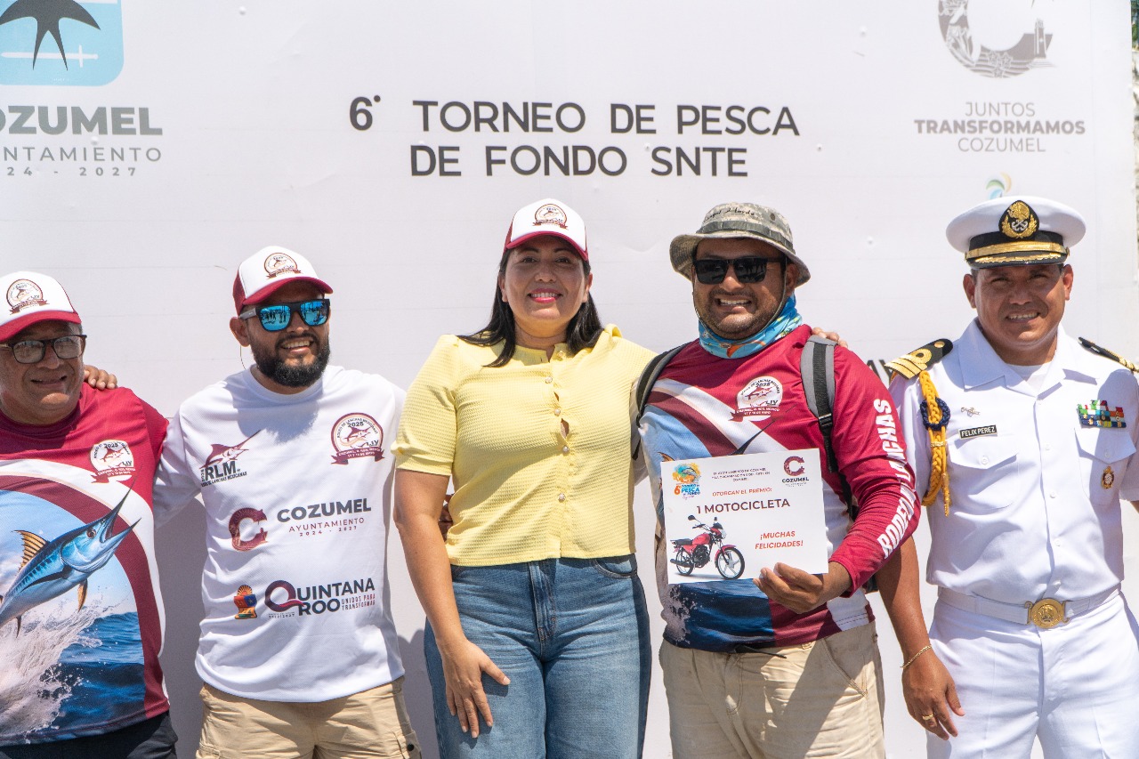 Con gran éxito se llevó a cabo el 6° Torneo de pesca de fondo del SNTE